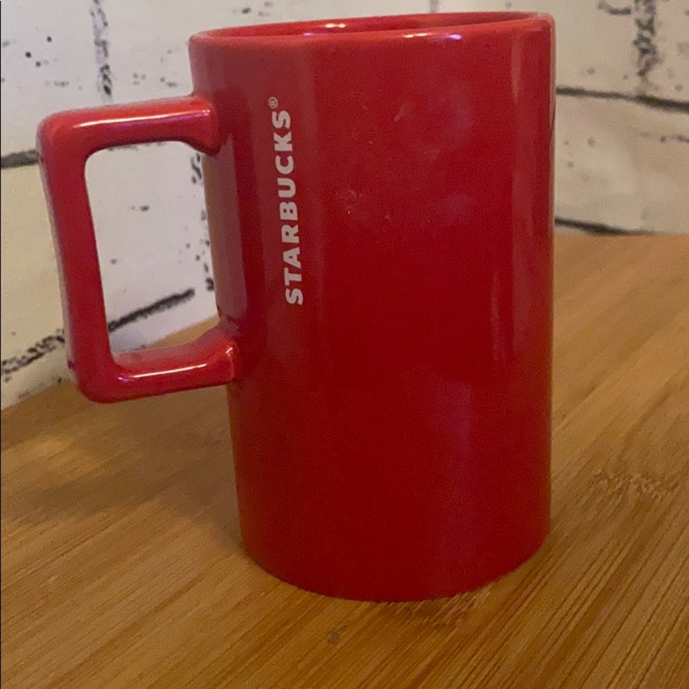 Red Starbucks Mug